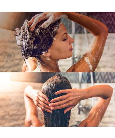 Instant Herbal Hair Color Shampoo - 3-In-1 Dye for Gray Coverage - Natural Black Hair Coloring for Women & Men - Fast Results - Buy Online on GoSupps.com