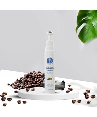 Natural Vita Rich Under Eye Cream - Reduce Dark Circles & Puffiness with Cooling Roller | Chia Seed & Coffee Oil | 15gm (Pack of 2 - Buy Online on GoSupps.com