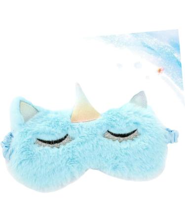 Beaupretty 3pcs Cute Sleeping Mask Set - Cartoon Eye Masks for Women Kids & Men - Sky Blue Night Blindfolds & Eyeshade - Buy Online on GoSupps.com