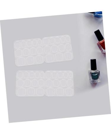 Healvian 50 Sheets Nail Jelly Glue Fake Nail Glue Tab Nail Adhesive Tabs Nail Glue for False Nails Transparent Nail Glue Sticker Labels Nail Sticker Nail Glue for Press on Nails 11.00X5.00X0.10CM As Shown - Buy Online on GoSupps.com