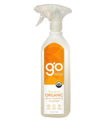 GO by greenshield organic, USDA Certified Organic 26 oz. Multi-Surface Cleaner- Citrus Grove