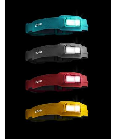 BioLite HeadLamp 330 Lumen Rechargeable Headlight - Midnight Grey | No-Bounce Design - Buy Online on GoSupps.com