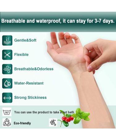 2023 Waterproof Tattoo Cover Up Tape for Scar Concealing - Lasts 3-7 Days - Brown, White - Buy Online on GoSupps.com