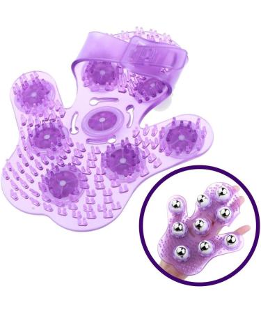 MagiDeal 6x Massage Gloves with 9 Rotating Balls - Full Body Massager for Ultimate Relaxation | International Shipping Available - Buy Online on GoSupps.com