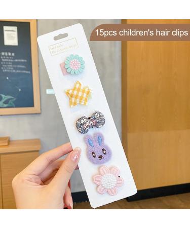GRKB GRK 15-Part Baby Hair Clips Set | Non-Slip Toddler & Newborn Hair Clips | Perfect for Fine Hair | Cute Clips for Girls - Buy Online on GoSupps.com