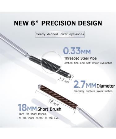 Judydoll Mascara Judy Doll Iron Brush Mascara 3d Curling Eyelash Iron Mascara Judy Doll Iron Brush Mascara Curling Iron Strong Mascara Makeup (6 Precision Design #02Brown) - Buy Online on GoSupps.com