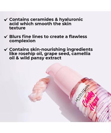 Makeup Revolution Candy Haze Ceramide Face Primer 30g - Shop Internationally for Flawless Skin - Buy Online on GoSupps.com