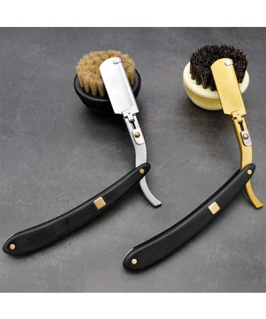 Buy Luejnbogty Ebony Men's Shaving Tools - Manual Blade Razor & Stain-Resistant Razor Head - Premium Quality for a Perfect Shave - Buy Online on GoSupps.com
