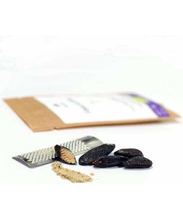  Chabioth Chabioth 5 Organic Tonka Beans + a grater - packaged in France - biodegradable bag - Buy Online on GoSupps.com