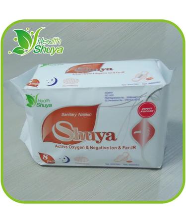 SHUYA Anion Ultral Long Overnight Pads with Wings | Super Absorbency 330mm | Postpartum & After Birth | Pack of 2 16ct - Buy Online on GoSupps.com