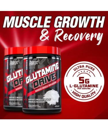 Nutrex Research Glutamine Drive - 60 Servings 300 Grams - Buy Online on GoSupps.com