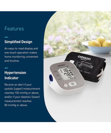 OMRON Bronze Blood Pressure Monitor for Home Use & Upper Arm Blood Pressure Cuff - #1 Doctor & Pharmacist Recommended Brand - Clinically Validated - Connect App - Buy Online on GoSupps.com