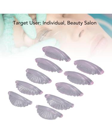 Sonew 5pairs Shell Pink Lash Lift Rod Silicone Self Adhesive Eyelash Curling Pad for Makeup Beauty Salon Washable Reusable 5 Sizes for Different Curled Effects - Buy Online on GoSupps.com