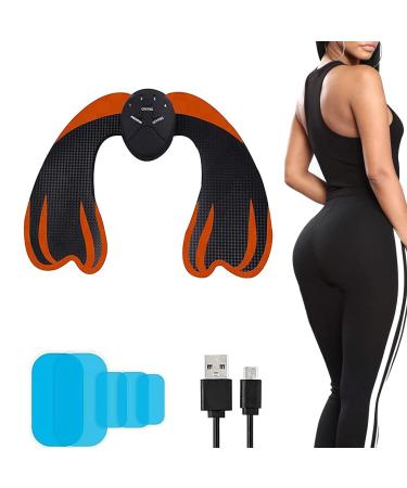Pochy Po Trainer EMS training device for the targeted stimulation of the PO muscles 6 modes and 9 intensity levels for buttocks leg training orange