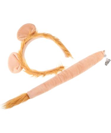 HONMEET 6 Sets Lion Headband Set Therian Animal Headbands with Ears Animal Fancy Dress Animal Headband and Tail Lion Tail Cosplay Costume Animals Cosplay Prop Headband Hat Fabric - Buy Online on GoSupps.com
