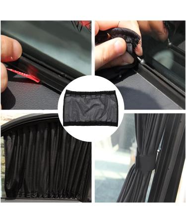 2Pcs Car Side Window Sunshades - Adjustable Privacy Curtains for UV Rays Block, Breastfeeding, Sleeping, Changing, Camping - Buy Online on GoSupps.com