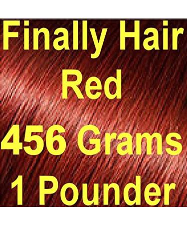 RED Finally Hair Hair Fiber Refill 456 Grams Full Pounder For Hair Loss Concealing by Finally Hair