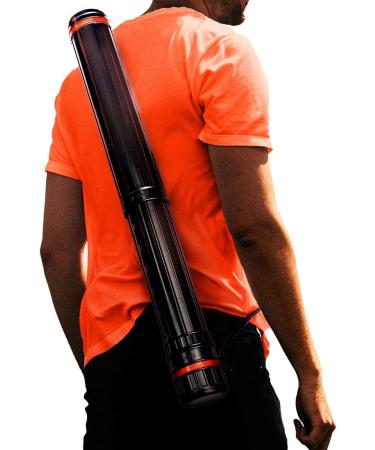 VViViD 17.5  - 29.5  inch Black Telescoping Storage Tube  with Carrying Strap  for Posters  Documents  Art  Blueprints  and More - Buy Online on GoSupps.com