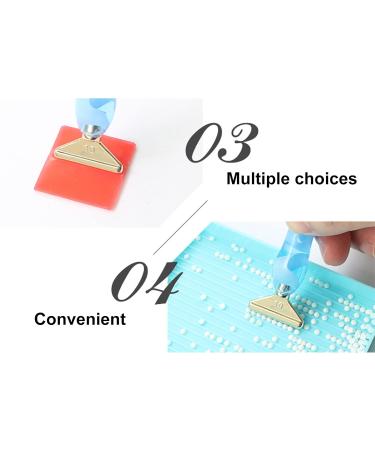 Washranp Nail Strass Picker Dotting Tool - Easy DIY Metal Point Drill Pen for Nail Art & Diamond Painting - Buy Online on GoSupps.com