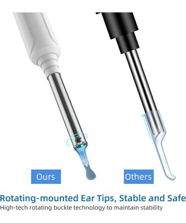 Vitcoco WiFi Ear Cleaner Camera | 5MP HD Otoscope | IP67 Waterproof Ear Endoscope for iPhone iPad & Android - Ear Axle Removal Tool - Buy Online on GoSupps.com