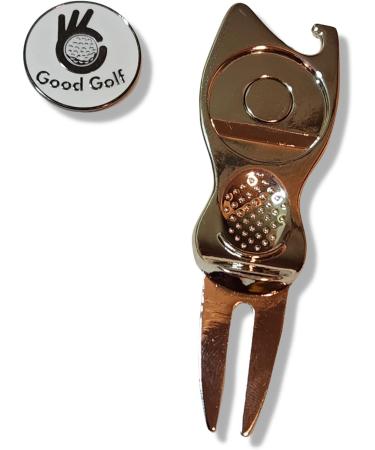 Martini Glass Style Golf Tees 3 1/4 inch - 20 Pack with Divot Repair Tool, Ball Marker, and Pouch - Buy Online on GoSupps.com