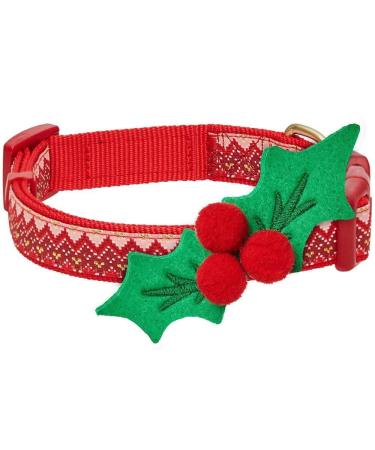 Blueberry Pet 10+ Designs Holiday Christmas Festival Dog Collars, Collar Covers Small Holly