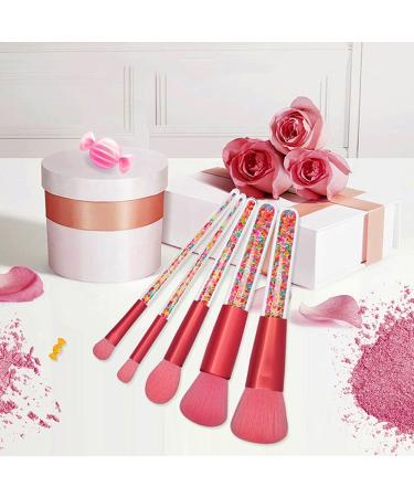 5 Pc Portable Makeup Brushes Set with Storage Bag | Professional Eyebrow Eyeshadow & Foundation Brushes for Daily Use | International Shipping Available - Buy Online on GoSupps.com