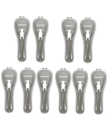 FRCOLOR 10 STK razor storage box hairdresser razor fall Electric shear razor razor covers made of leather anti-rust blade protection Reisen travel universal