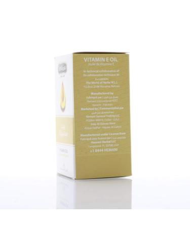 HEMANI Vitamin E Oil 30mL (1 FL OZ) - 100% Edible Oil - Essential Fatty Acid Dietary Supplement - Buy Online on GoSupps.com