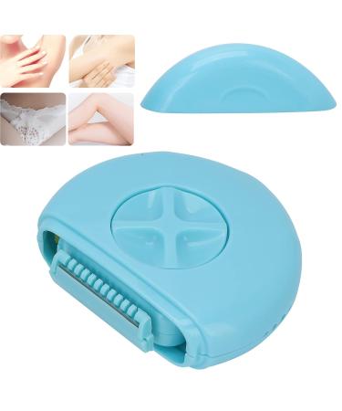 Buy 3 in 1 Electric Shaver for Women - Portable Body Hair Trimmer & Manual Hair Removal Tool in Blue | International Shipping Available - Buy Online on GoSupps.com