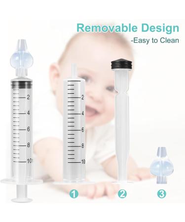 Blendura 4X Nasal Aspirator Baby Syringe - Portable Reusable Nasal Rinse Neti Shower - 10ml 4 PCS - International Shipping Available - Buy Online on GoSupps.com