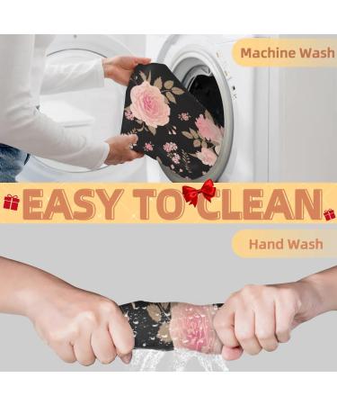 Roses Pattern Beard Bib Apron | Waterproof Hair Catcher for Men | Perfect Grooming Cloth & Gift Idea - Buy Online on GoSupps.com