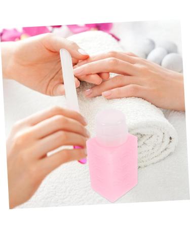 PLAFOPE Makeup Remover Pump Dispenser Pump Bottle Dispenser Mini Water Dispenser Nail Polish Remover Liquid Pump Dispenser Makeup Remover Container Push down Pump Dispenser 6x5x13cm Pink - Buy Online on GoSupps.com