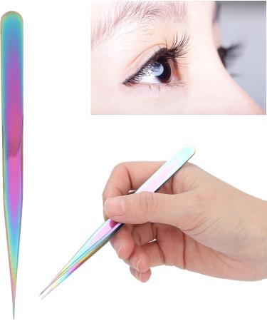 Professional Stainless Steel Nail Art Tweezers | Pointed Eyelash Extensions & Manicure Tools - Buy Online on GoSupps.com