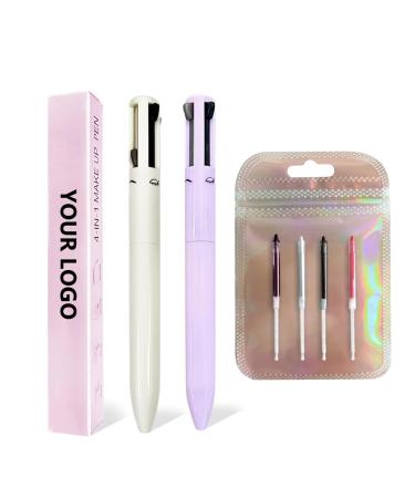 RoseFlower Stylo de maquillage Magical 4 en 1 Crayon Maquillage de Contour des sourcils Surligneur Correcteur Texture m langeable et Cr meuse Polyvalent pour les Voyages #3