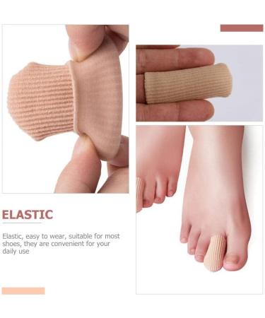 Fabric Toe Protectors - 4pcs Sleeve Covers for Blisters & Ingrown Toenails - Women's Toe Caps - 7x2x2cm - Buy Online on GoSupps.com