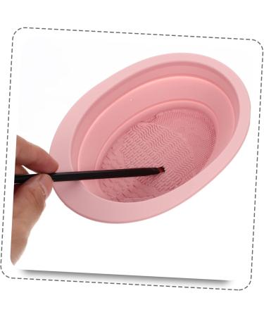 minkissy 2 Sets Makeup Brush Cleaning Hanging Drying Hanger Folding Drying Rack Make up Brush Cleaner Silicone Makeup Mat Laundry Drying Rack Collapsible Powder Puff Wash Bowl Fabric - Buy Online on GoSupps.com