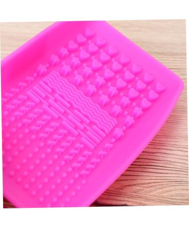 minkissy 1pc Brush Washing Mat Makeup Brush Scrubber Mat Makeup Brush Cleaner Mat Brush Cleaning Pad Silicone Makeup Brush Cleaning Mat Cleanser Hair Brush Cleaner Tool Portable Paint Brush - Buy Online on GoSupps.com