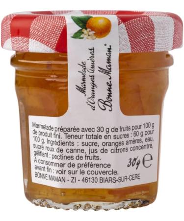 Bonne Maman Orange Marmalade Mini Jam 15 x 30g - Buy Online on GoSupps.com