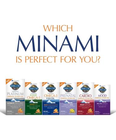Minami Nutrition Garden of Life Omega-3 Fish Oil Orange - 60 Supercritical Softgels - Buy Online on GoSupps.com
