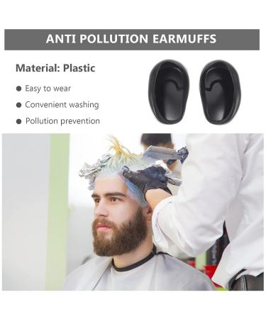 KALLORY 6pcs Hair Dye Ear Covers - Salon Professional Earmuffs in Black - Buy Online on GoSupps.com