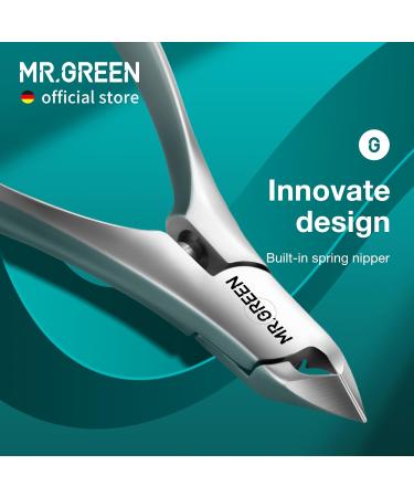 Mr. Green Nailhautplane - Innovative Nailhashears with Built-in Feder Clipper & Trimmer for Perfect Manicure | Premium Beauty Tools - Buy Online on GoSupps.com