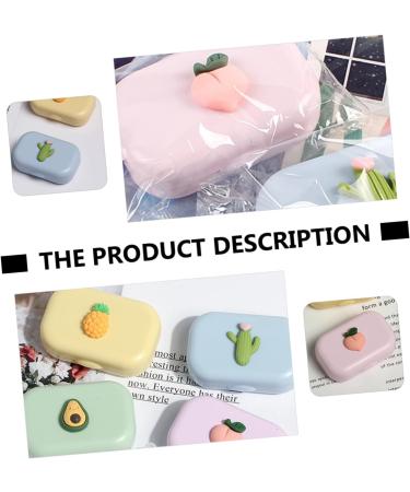Buy Partykindom 32 STK Colored Contact Lenses Containers - Cartoon Case with Mirror | Eye Lens Storage Box for Travel & Home - Buy Online on GoSupps.com