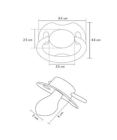 Buy Littleforbig Generation II Large Suction Shield Schnuller - Adult Size Blue Puppy & Pink Kitten Set | International Shipping - Buy Online on GoSupps.com