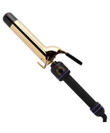 Hot Tools Pro Signature 24K Gold Curling Iron/Wand | Long-Lasting, Defined Curls, (1-1/4 in) 1.25 Inch (Pack of 1)