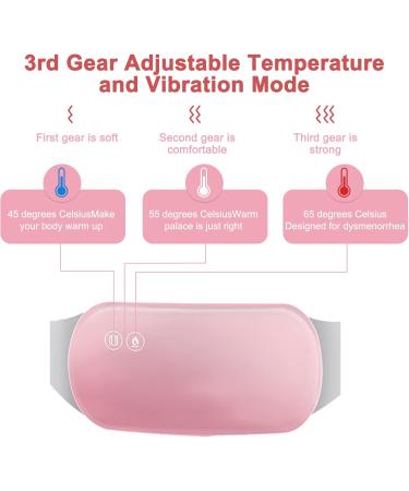 Portable Menstrual Heating Cushion & Belt - USB Electric Heating Pad with 3 Temperature Levels - One Size Fits All for Period Relief - Buy Online on GoSupps.com