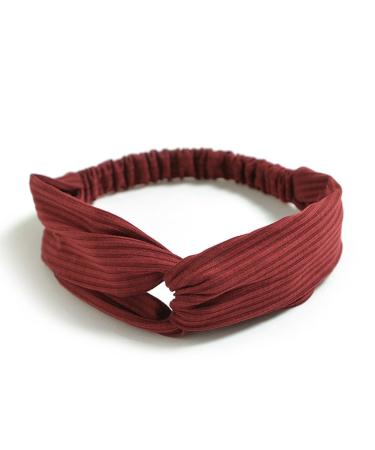 QandSweet Stretchy Headbands 8 Pack for Women, Teens & Little Girls - Fashionable Cross Hairbands for Shampoo & Sports (8 Colors, Girl Head 40-52CM) - Buy Online on GoSupps.com