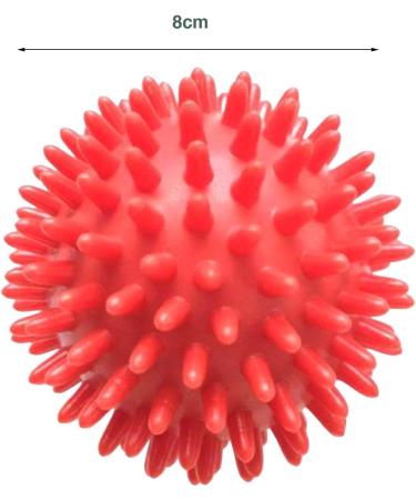 Colcolo 6x Massage Balls - Portable Plantar & Yoga Massager Compact Handheld Roller for Back Neck & Hands Relief - Buy Online on GoSupps.com