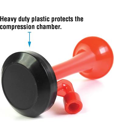 Seachoice Eco-Friendly Pump Blast Air Horn 110 dB - Ideal for Boating, Auto, and Sports - Buy Online on GoSupps.com