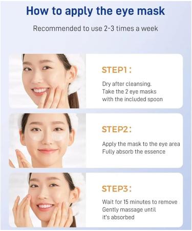 Anti-Wrinkle Firming Eye Patch Water Soluble Collagen Eye Patch Skin Smoothing Gentle Eye Patch Firming Eye Patch for Eye Bags and Eye Bags Removal - Buy Online on GoSupps.com